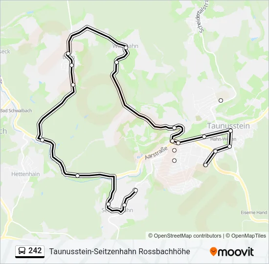 242 Bus Line Map