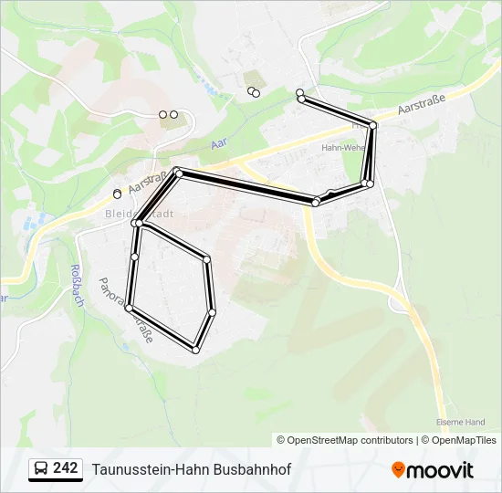 242 Bus Line Map
