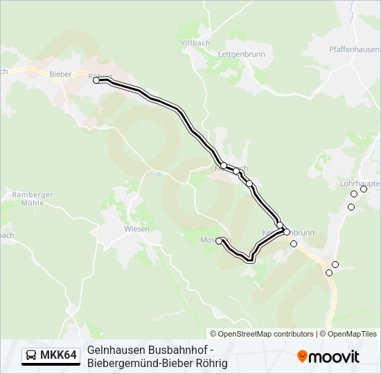 MKK64 Bus Line Map