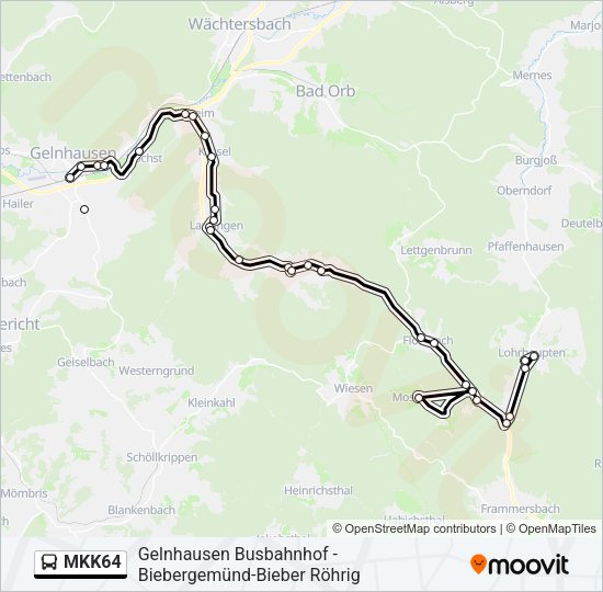 MKK64 Bus Line Map