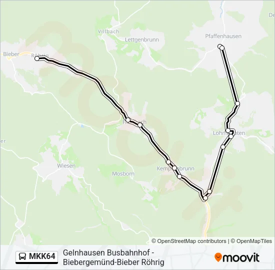 MKK64 Bus Line Map