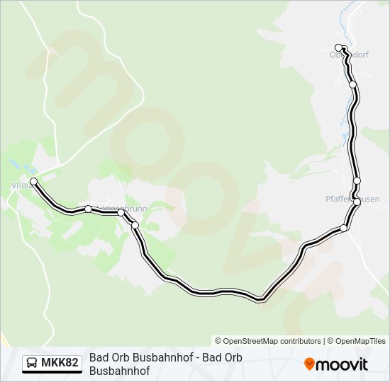 MKK82 Bus Line Map