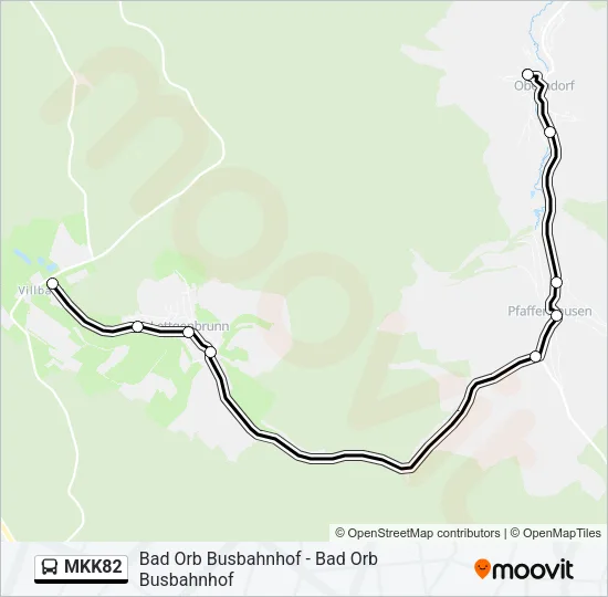 MKK82 Bus Line Map
