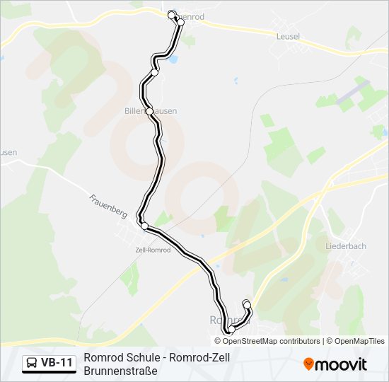 VB-11 Bus Line Map