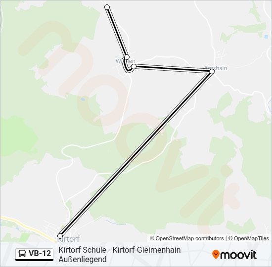 VB-12 Bus Line Map