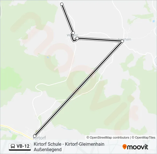 VB-12 Bus Line Map