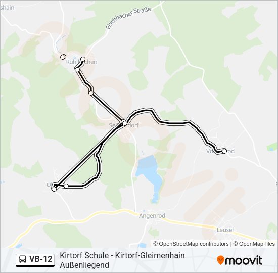 VB-12 Bus Line Map
