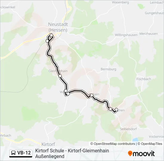 VB-12 Bus Line Map