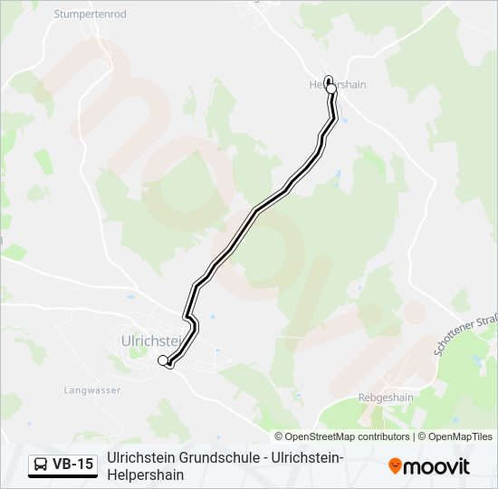 VB-15 Bus Line Map