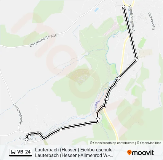 VB-24 Bus Line Map