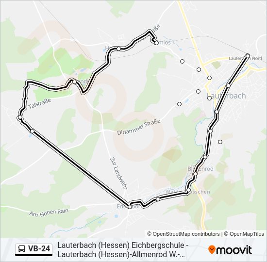 VB-24 Bus Line Map