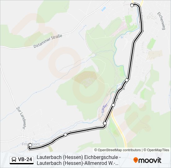VB-24 Bus Line Map