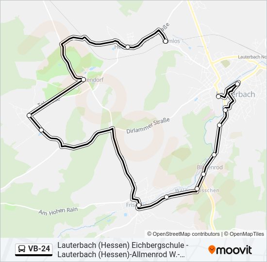VB-24 Bus Line Map