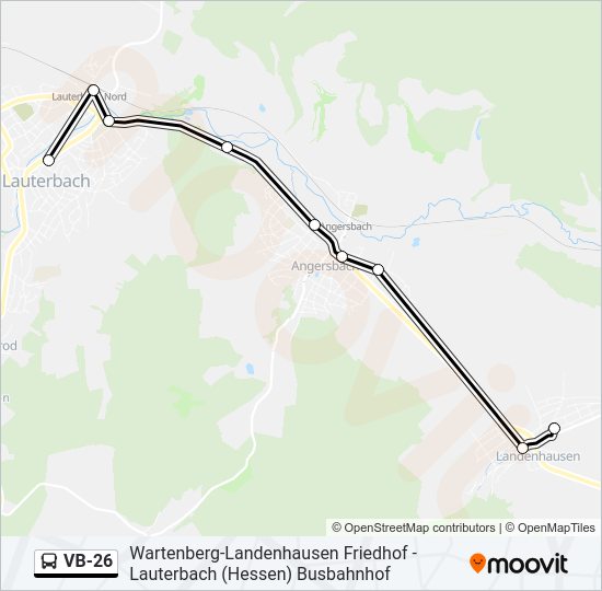 VB-26 Bus Line Map