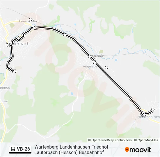 VB-26 Bus Line Map