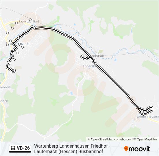 VB-26 Bus Line Map