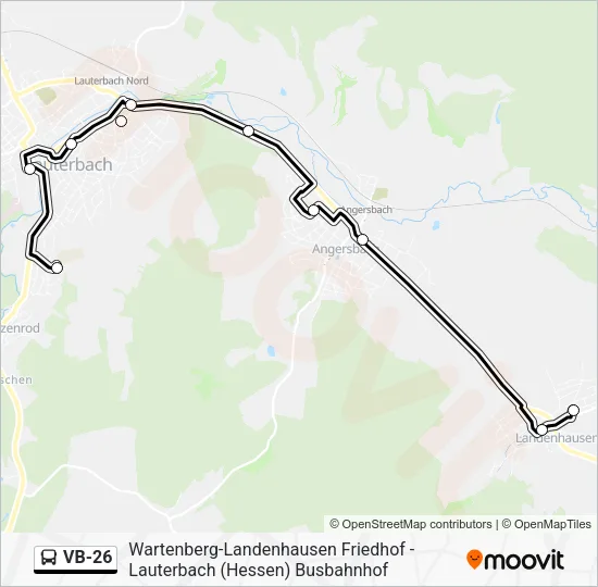 VB-26 Bus Line Map