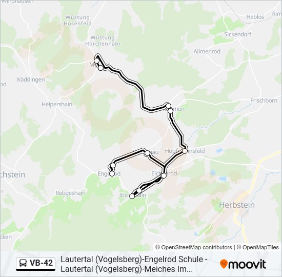 VB-42 Bus Line Map