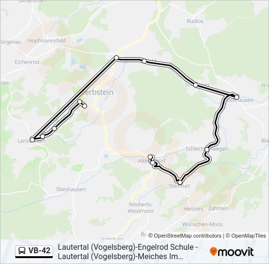 VB-42 Bus Line Map