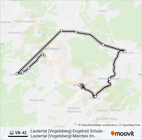 VB-42 Bus Line Map