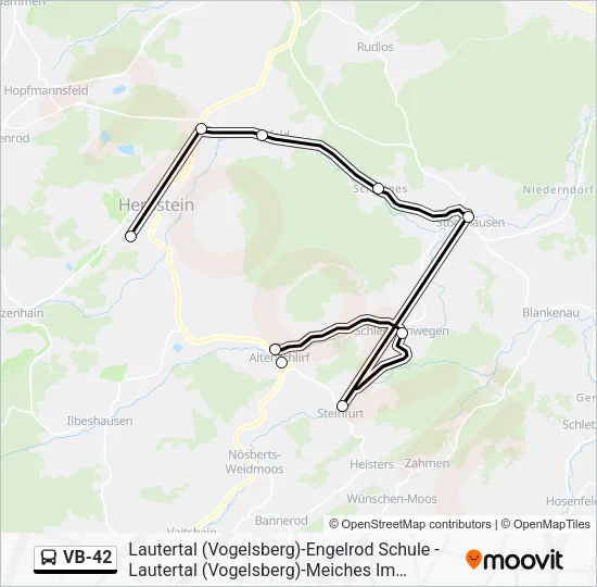 VB-42 Bus Line Map