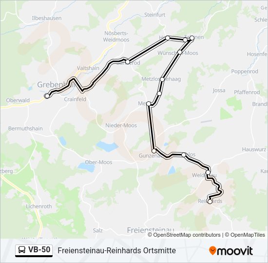 VB-50 Bus Line Map