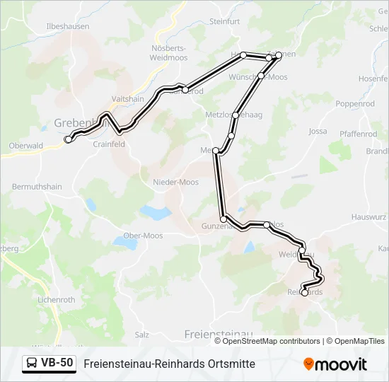 VB-50 Bus Line Map