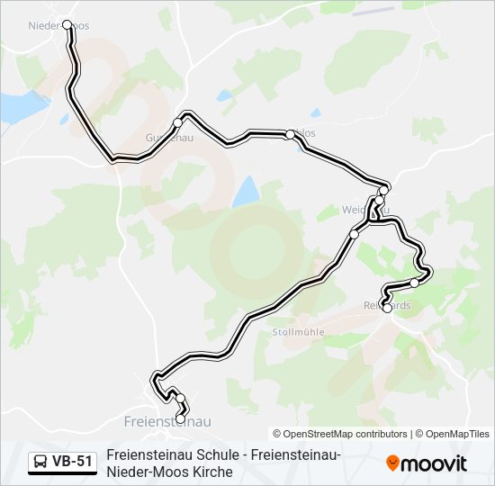 VB-51 Bus Line Map