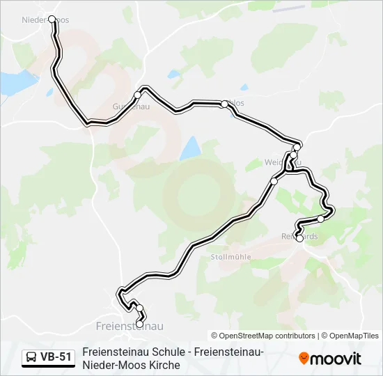 VB-51 Bus Line Map