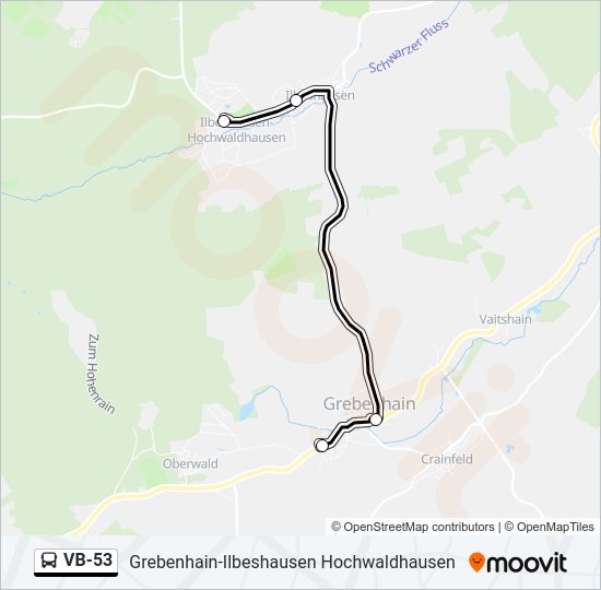 VB-53 Bus Line Map