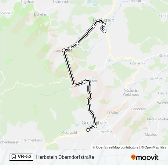 VB-53 Bus Line Map