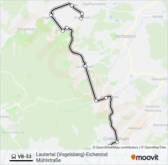 VB-53 Bus Line Map
