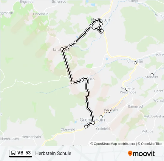VB-53 Bus Line Map