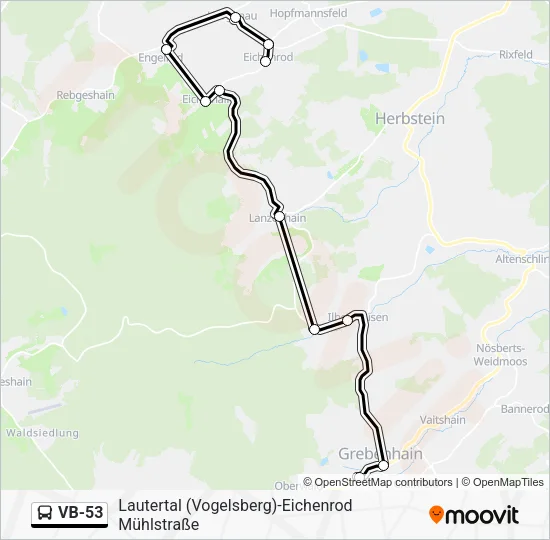 VB-53 Bus Line Map