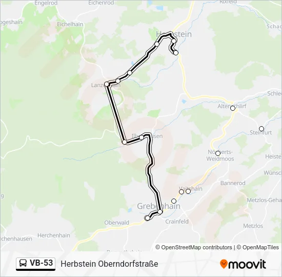VB-53 Bus Line Map