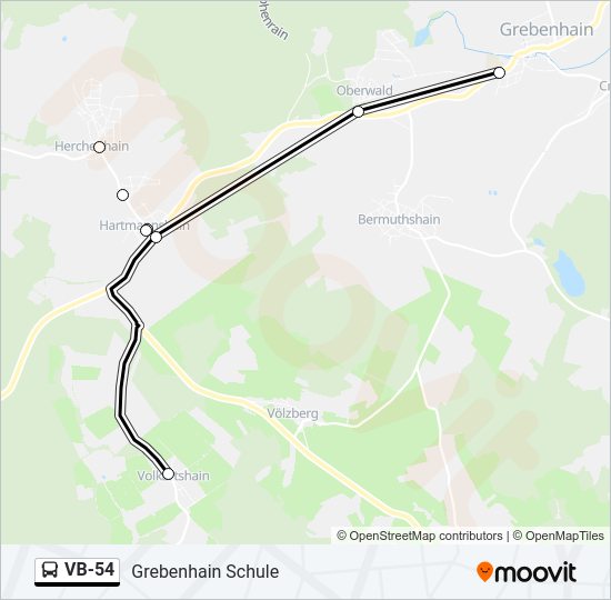 VB-54 Bus Line Map