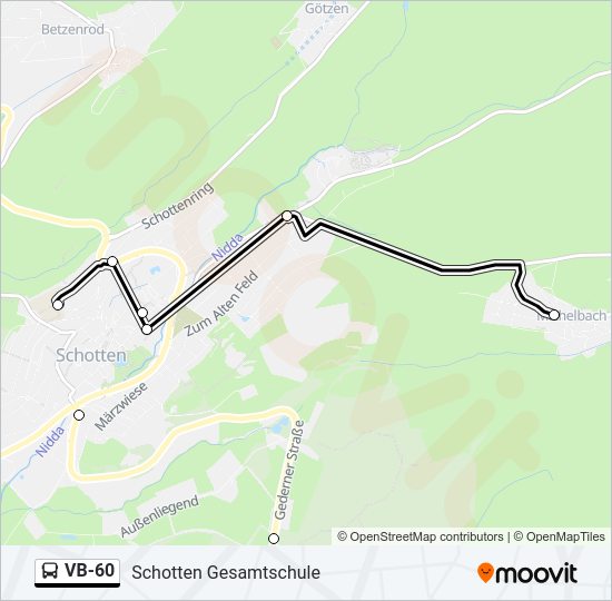 VB-60 Bus Line Map