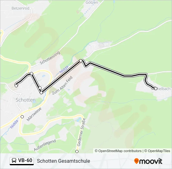 VB-60 Bus Line Map