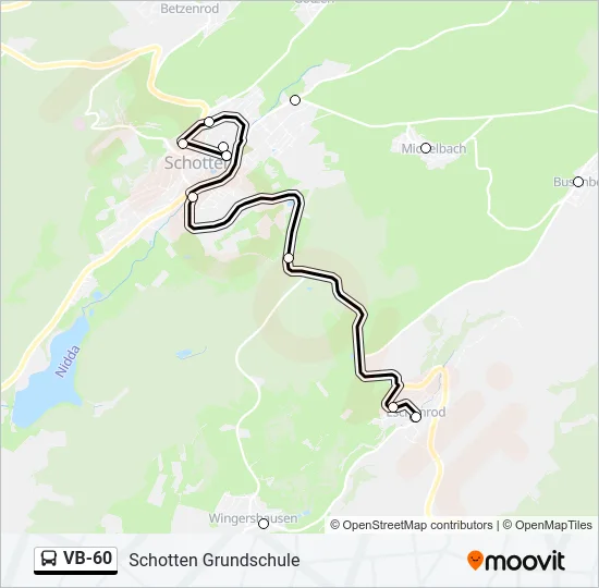 VB-60 Bus Line Map