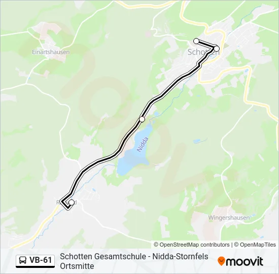 VB-61 Bus Line Map