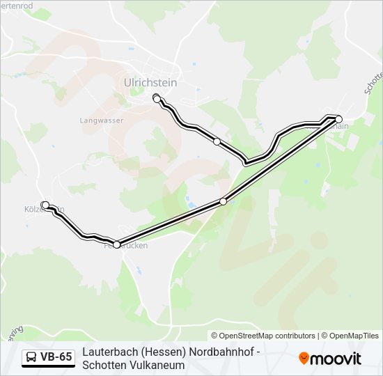 VB-65 Bus Line Map