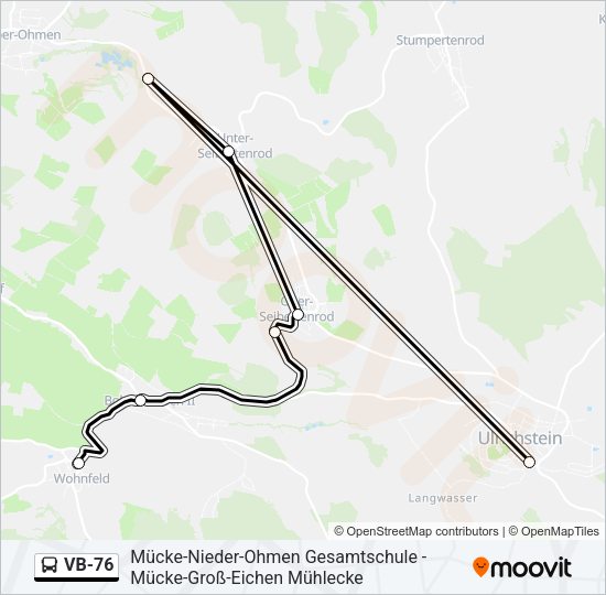 VB-76 Bus Line Map