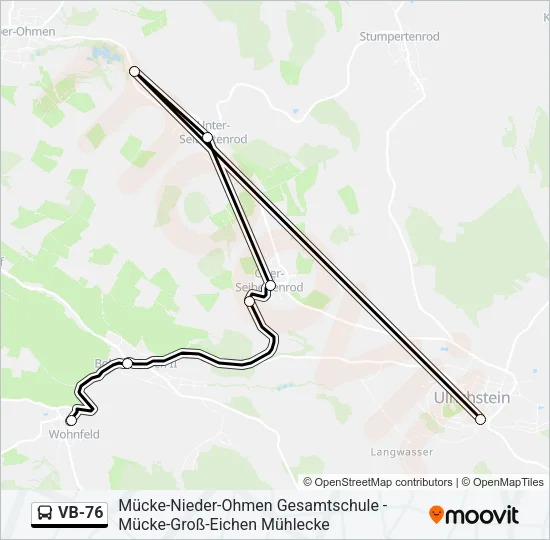 VB-76 Bus Line Map