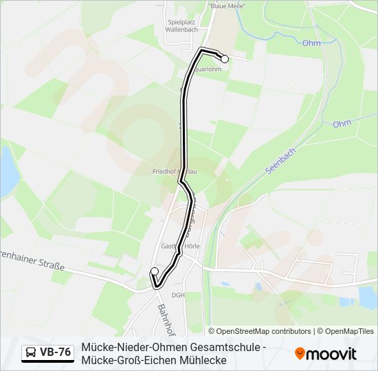 VB-76 Bus Line Map