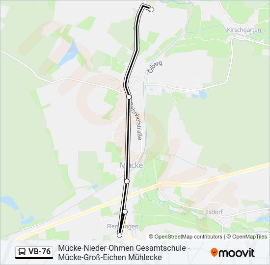 VB-76 Bus Line Map