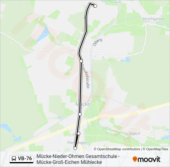 VB-76 Bus Line Map