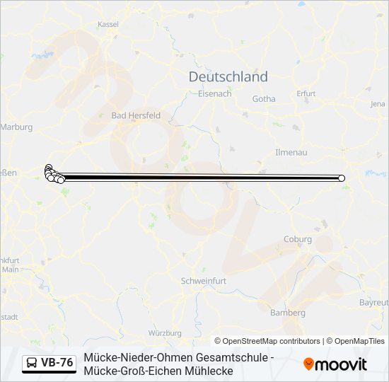 VB-76 Bus Line Map