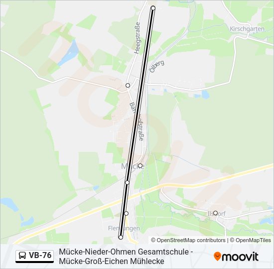 VB-76 Bus Line Map