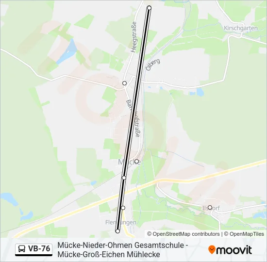 VB-76 Bus Line Map