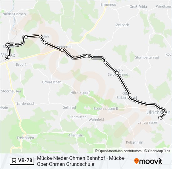 VB-78 Bus Line Map